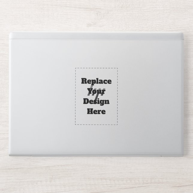 Create Your Own white  HP Laptop Skin (Front)