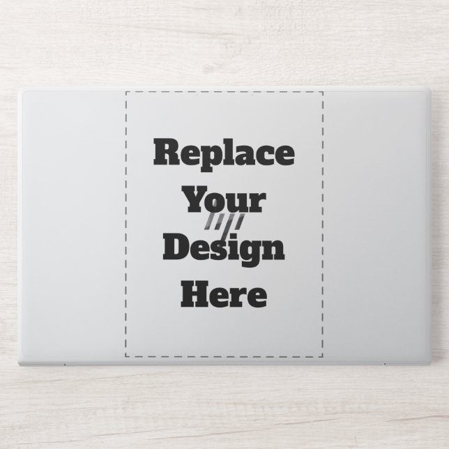 Create Your Own white  HP Laptop Skin (Front)