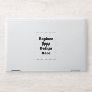 Create Your Own white  HP Laptop Skin