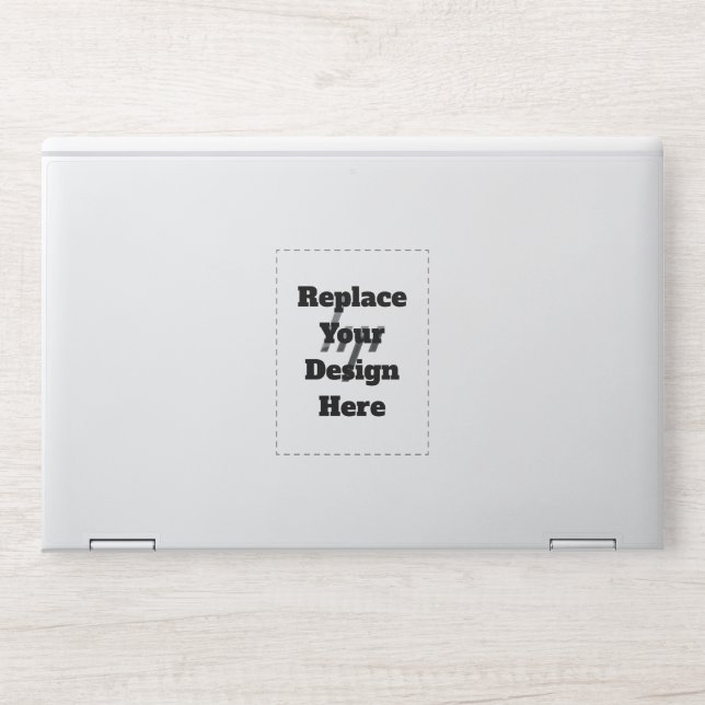 Create Your Own white  HP Laptop Skin (Front)