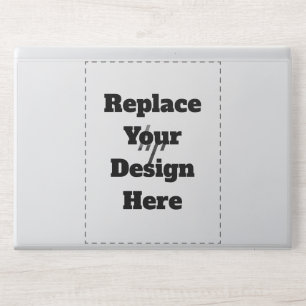 Create Your Own white  HP Laptop Skin