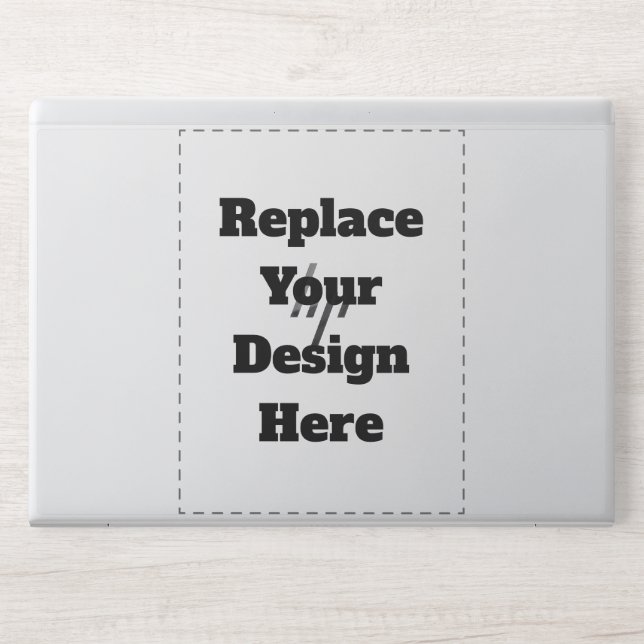 Create Your Own white  HP Laptop Skin (Front)