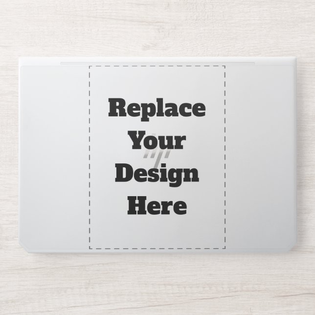 Create Your Own white  HP Laptop Skin (Front)