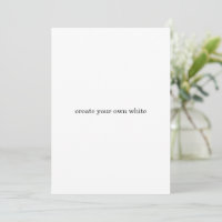 create your own white
