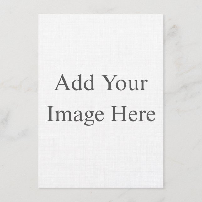 Create Your Own white  Invitation (Front)