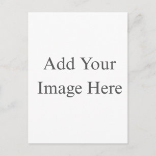 Create Your Own white  Invitation Postcard