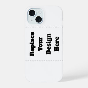 Create Your Own white iPhone 15 Case