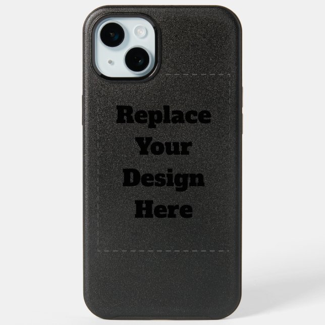 Create Your Own white  iPhone 15 Plus Case (Back)