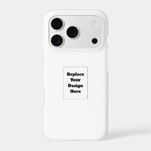 Create Your Own white  iPhone 17 Pro Case