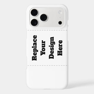 Create Your Own white  iPhone 17 Pro Max Case