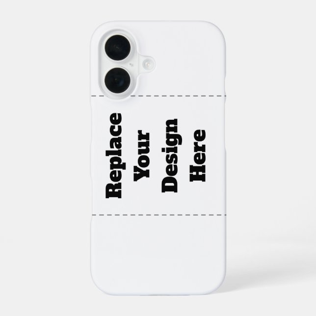 Create Your Own white  iPhone Case (Back)
