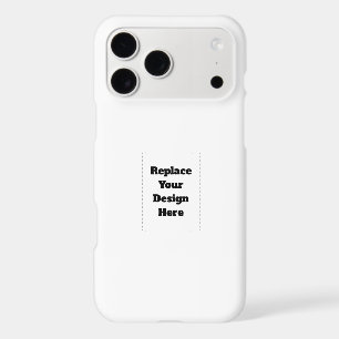 Create Your Own white iPhone 17 Pro Max Case