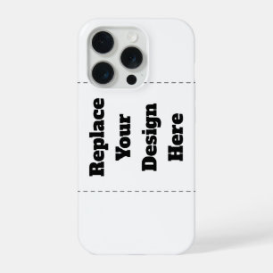 Create Your Own white  iPhone 15 Pro Case