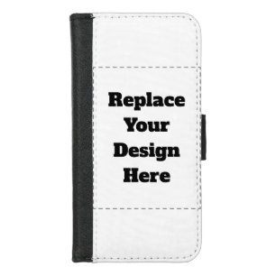 Create Your Own white  iPhone 8/7 Wallet Case