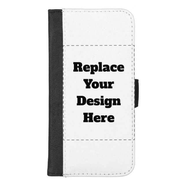 Create Your Own white  iPhone Wallet Case (Front)