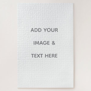 Create Your Own white  Jigsaw Puzzle
