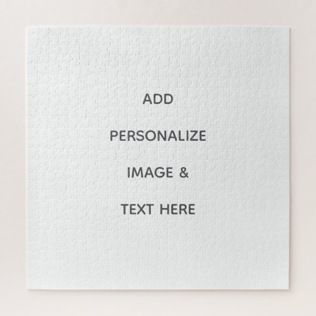 Create Your Own white  Jigsaw Puzzle (Vertical)