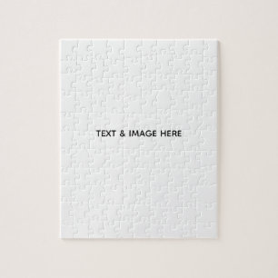 Create Your Own white Jigsaw Puzzle