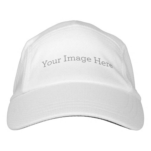 Create Your Own White Knit Performance Hat