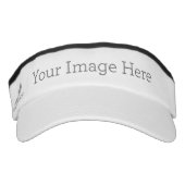 Custom Knit Visor, White (Front)