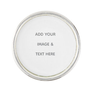 Create Your Own white Lapel Pin