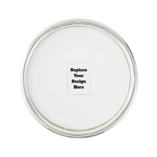 Create Your Own white Lapel Pin