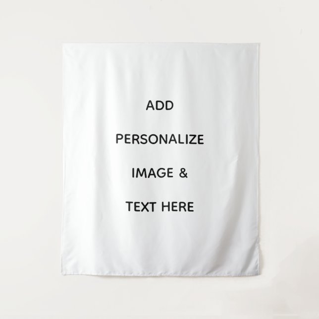 Create Your Own white  Large Tapestry (Front)