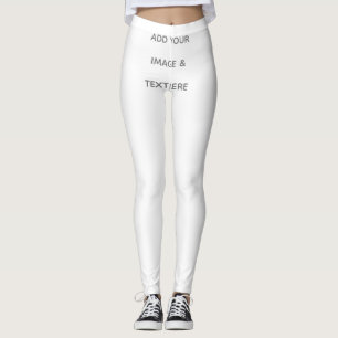 Create Your Own white  Leggings