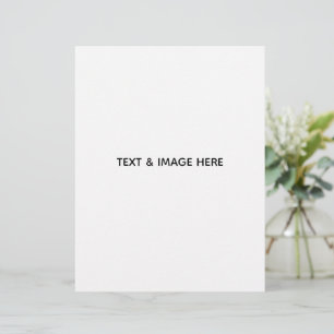 Create Your Own white Letterhead