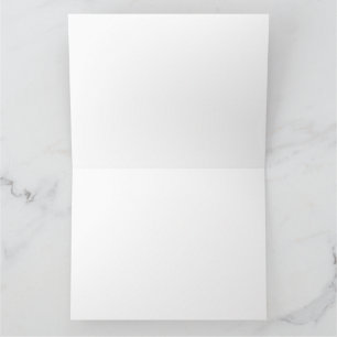 Create Your Own white Letterpress Thank You Card