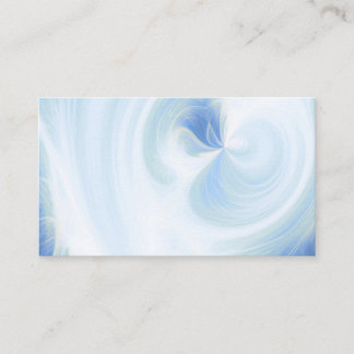 Create Your Own White Light Swirls - Blue Business Card