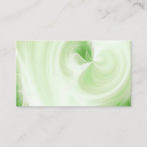 Create Your Own White Light Swirls _ Lime Green Business Card