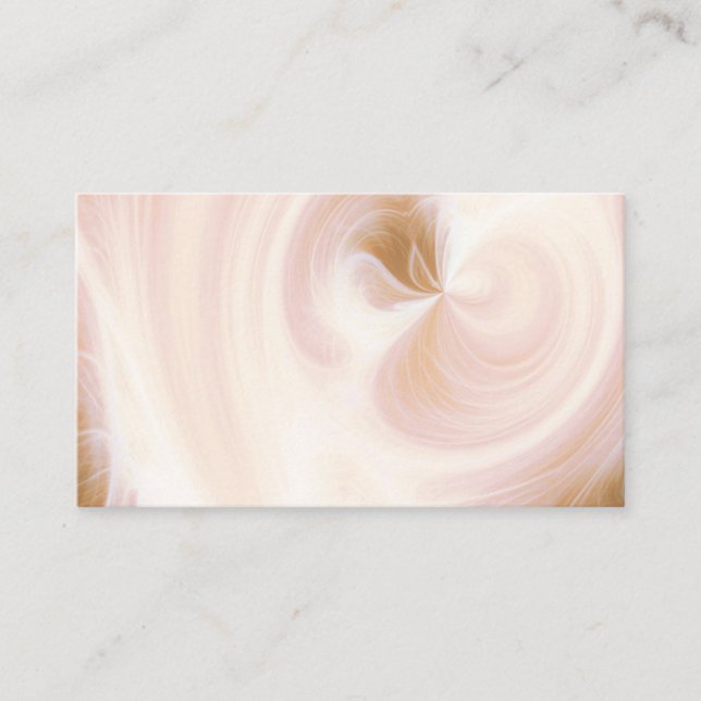 Create Your Own White Light Swirls - Orange  Business Card (Front)