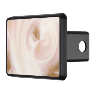 Create Your Own White Light Swirls - Orange Hitch Cover