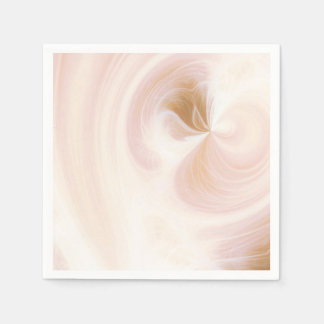 Create Your Own White Light Swirls - Orange Napkins