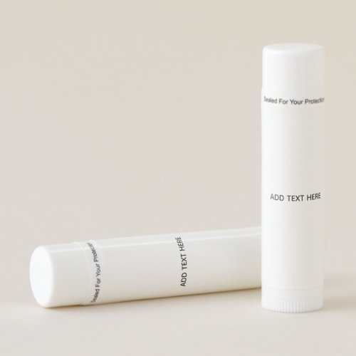 Create Your Own White Lip Balm