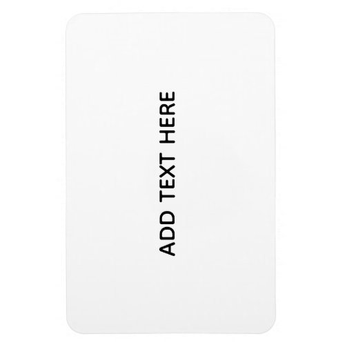 Create Your Own White  Magnet