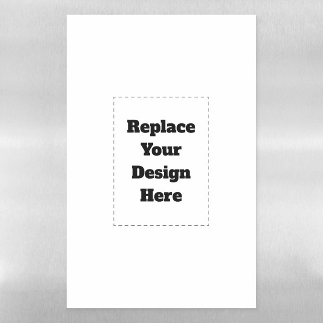 Create Your Own white  Magnetic Dry Erase Sheet (Vertical)