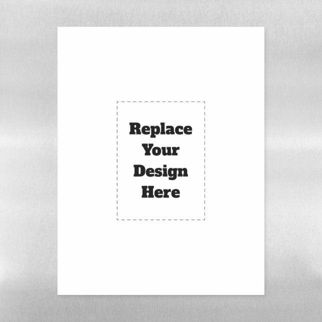 Create Your Own white  Magnetic Dry Erase Sheet (Vertical)