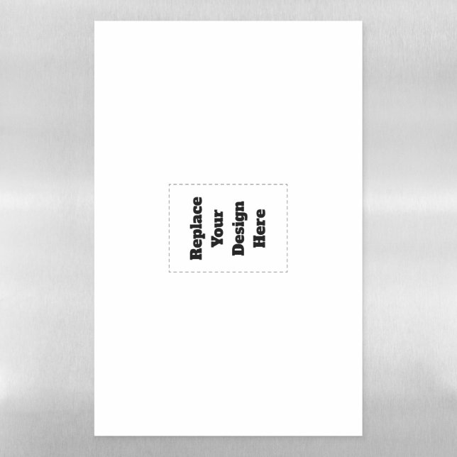 Create Your Own white  Magnetic Dry Erase Sheet (Vertical)