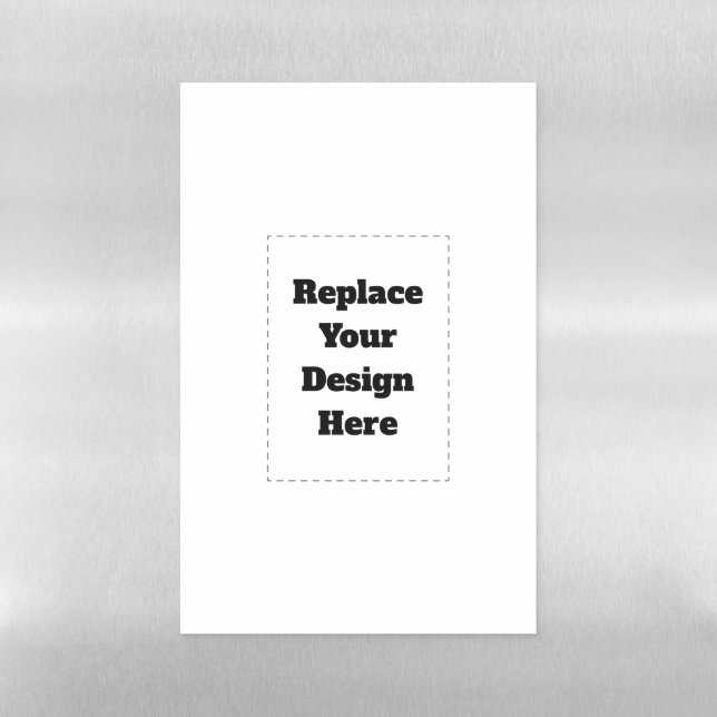 Create Your Own white  Magnetic Dry Erase Sheet (Vertical)