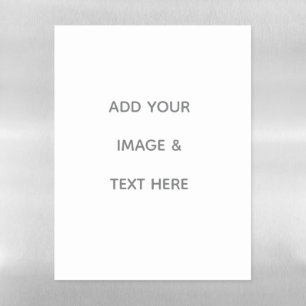 Create Your Own white  Magnetic Dry Erase Sheet