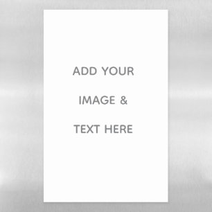 Create Your Own white  Magnetic Dry Erase Sheet