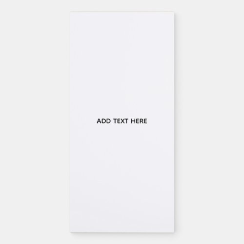 Create Your Own White Magnetic Notepad