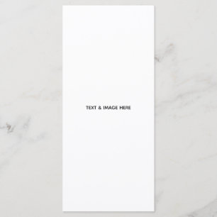 Create Your Own white Menu