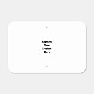 Create Your Own white  Metal Sign