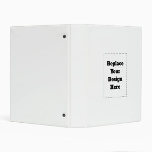 Create Your Own white  Mini Binder