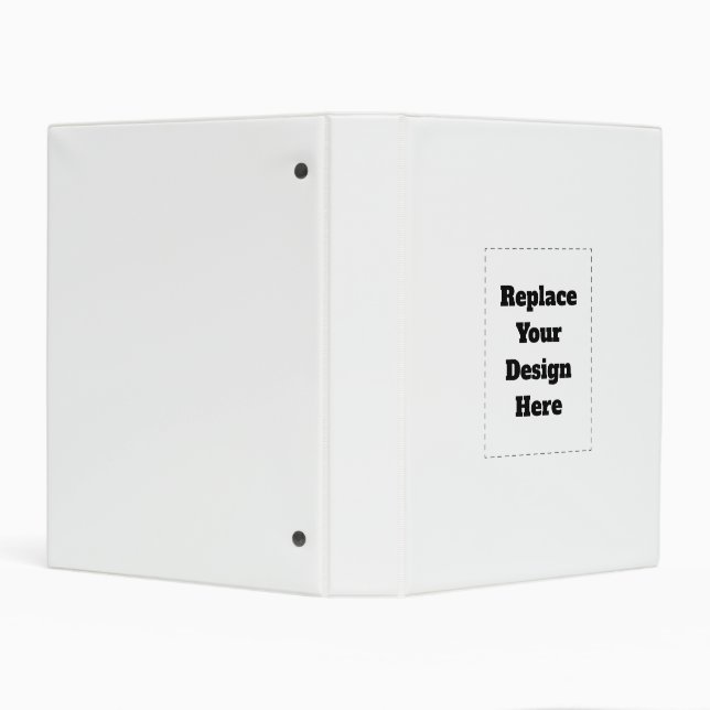 Create Your Own white  Mini Binder (Background)