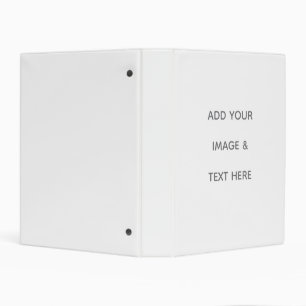 Create Your Own white  Mini Binder