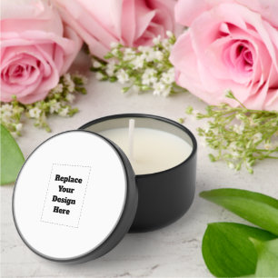 Create Your Own white Mini Candle Favors
